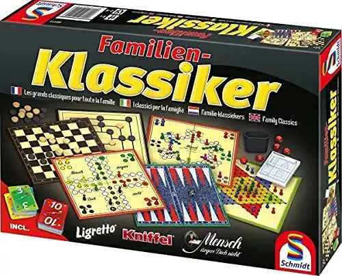 Spielesammlung Schmidt 49111 – Familienklassiker mit Ligretto