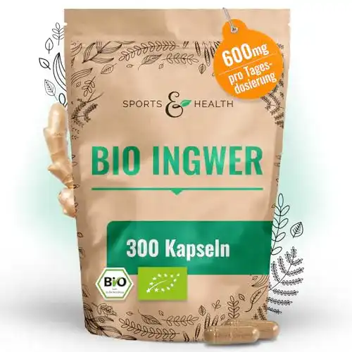 Ingwer Kapseln von CDF Sports & Health Solutions Bio Qualität