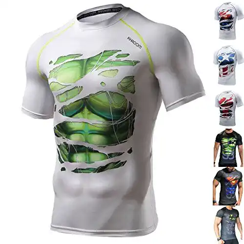 Kompressionsshirt Khroom Superhelden für Herren