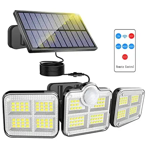 Solar Wandleuchte mit Bewegungssensor von BENMA