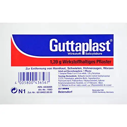 Warzenpflaster GUTTAPLAST 6 x 9 cm – 1 Stück für Hautbehandlungen