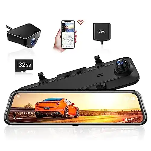 Rückspiegel-Dashcam WOLFBOX G840H 12″ 2.5K mit HD-Display
