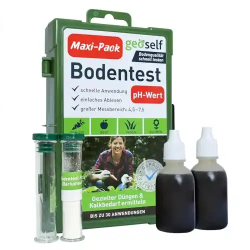 Bodener Geoself pH-Bodentest zur Bestimmung des Kalkbedarfs