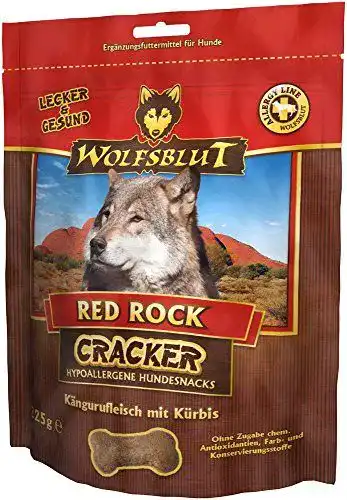 Hundeleckerlis Wolfsblut Red Rock Crackers 225 g Känguru
