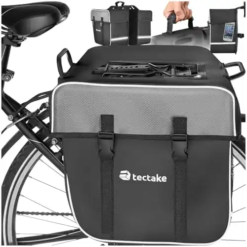 Fahrradtaschen tectake 401616 Gepäckträgertasche für Fahrräder