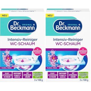 WC-Schaum Dr. Beckmann Aktivkohle – Selbstaktivierender Schaum 3×100 g