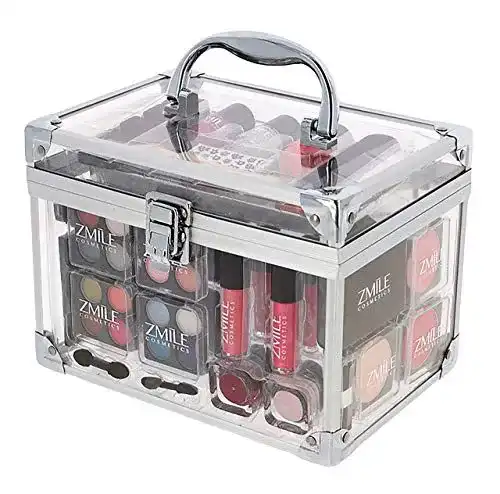 Zmile Cosmetics Briconti Schminkkoffer Acrylic mit 42 Teilen