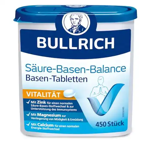 Basentabletten Bullrich Säure-Basen-Balance 450 Stück mit Zink