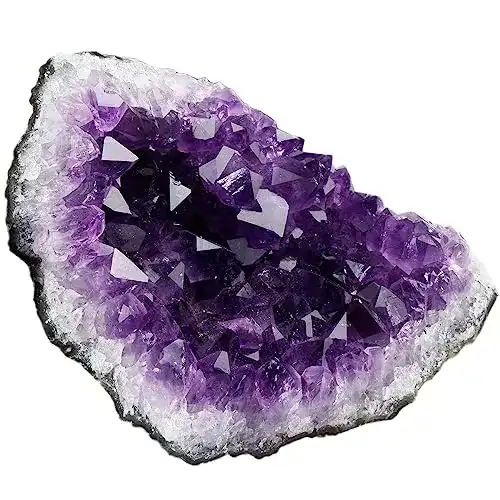 Amethyst Drusenstück Nupuyai – Natürlicher Amethyst Rohstein