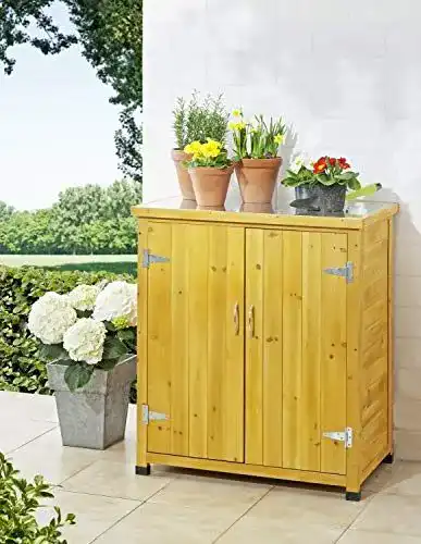 Gartenschrank von Merschbrock Trade GmbH mit Pflanztisch-Funktion