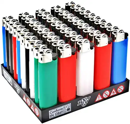 Einwegfeuerzeug Bic BX7 F23 im 50er Verkaufsdisplay