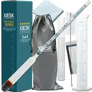 Alkoholmeter XIESK Professionell Hydrometer 0-100 Volumenprozent