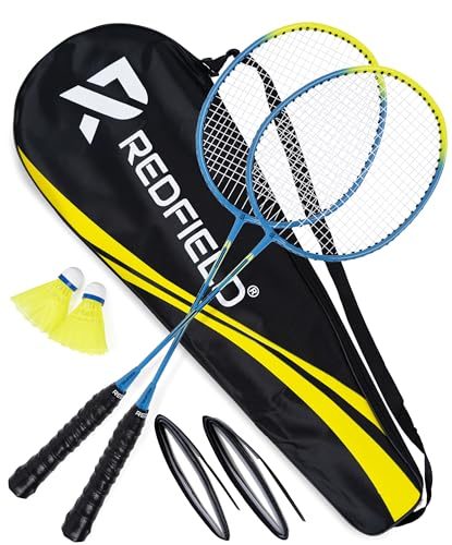 Federball-Set Redfield Badminton Set mit 2 Schlägern und Zubehör