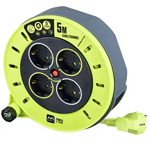 Kabeltrommel Masterplug Pro-XT mit 4 Steckdosen