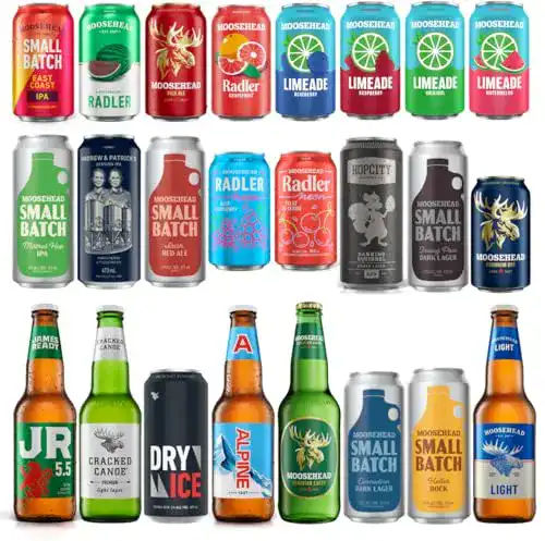 Bier-Adventskalender von Moosehead Breweries im 24er Pack