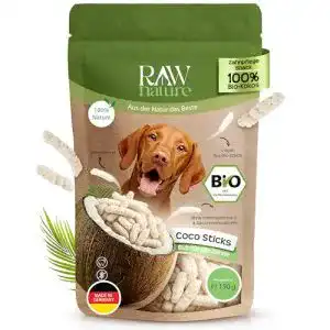 Dental-Sticks für Hunde von RAW Nature – Kokos-Sticks Hundesnack