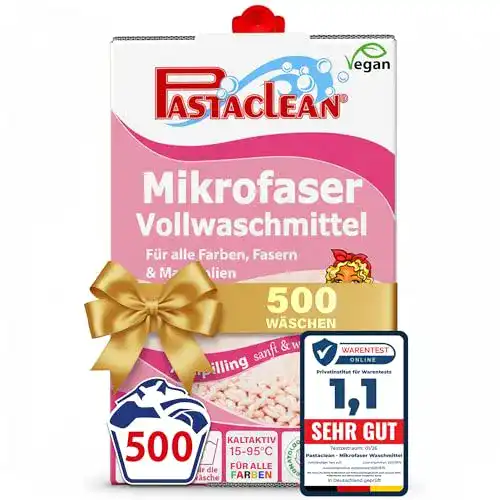 Vollwaschmittel Pastaclean Mikrofaser mit Antipilling-Schutz