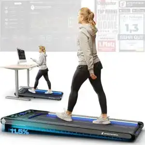Büro Laufband Sportstech sWalk Walking Pad mit LED Display und App