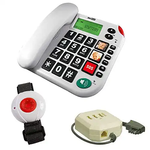 Seniorentelefon Maxcom KX481SOS mit Hausnotruf-Funktion