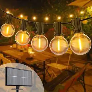 Solar-Lichterkette BokiHuk 18 Meter LED für Außenbereiche