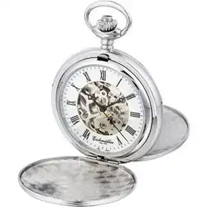 Taschenuhr Eichmüller 8212 teilskelettiert mit Handaufzug