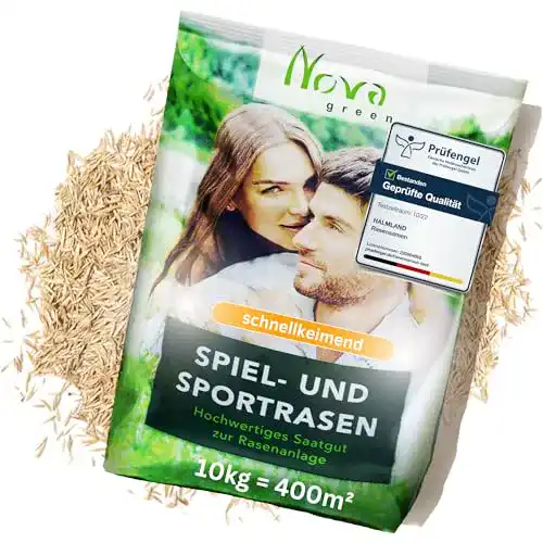 Rasensamen Halmland 10kg für Frühling – Hochwertige Mischung