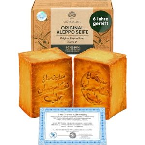 Aleppo-Seife mit 40% Lorbeeröl und 60% Olivenöl, 400g