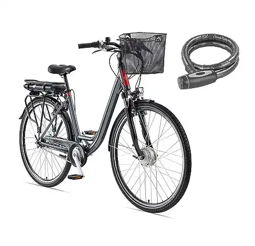 Telefunken E-Bike 28 Zoll Elektrisches Fahrrad für Alltag und Freizeit