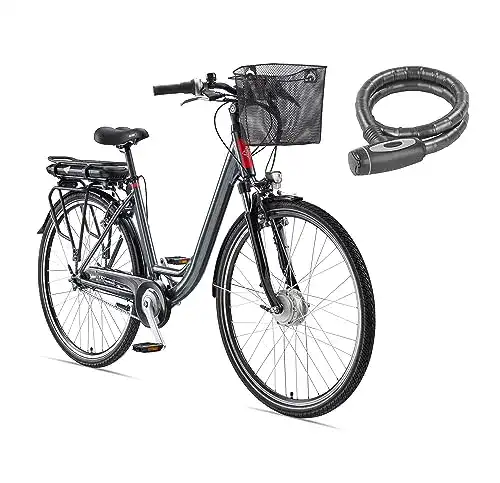 Telefunken E-Bike 28 Zoll Elektrisches Fahrrad für Alltag und Freizeit