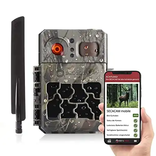 Wildkamera SECACAM Pro Plus Mobile LTE mit 4G Bewegungsmelder