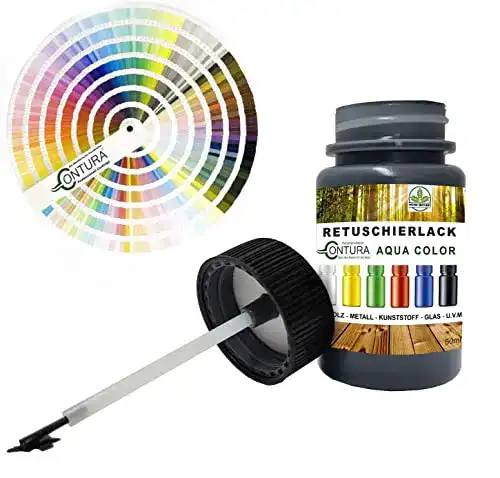 Lackstift für Autos und Möbel in RAL 9011 Graphitschwarz