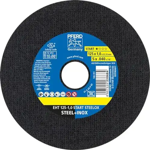 Trennscheibe 125 mm für Metall von Pferd Tools 25 Stück