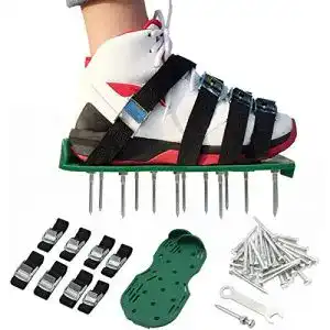 Rasenlüfter Schuhe von Valuehall mit 4 Riemen für Rasenbelüftung