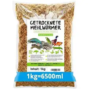 Igelfutter MeerBach & Rose getrocknete Mehlwürmer 1kg
