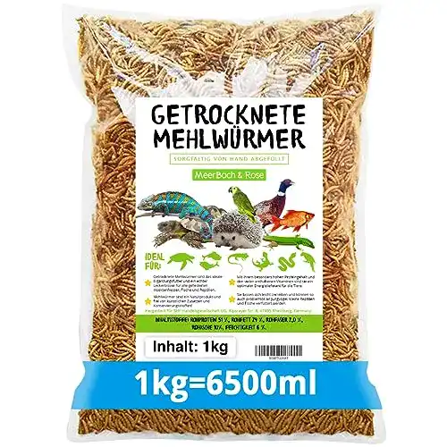 Igelfutter MeerBach & Rose getrocknete Mehlwürmer 1kg