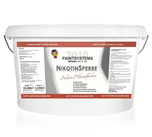 Nikotinsperre Paintsystems 10L Weiß Isoliergrund und Sperrgrund
