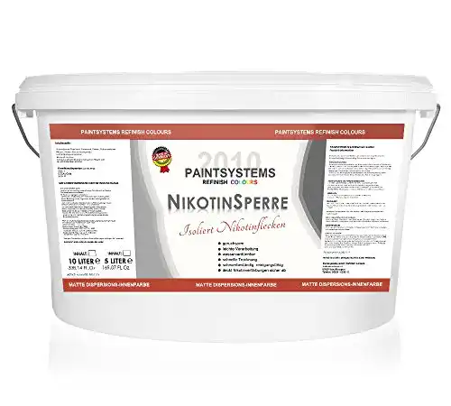 Nikotinsperre Paintsystems 10L Weiß Isoliergrund und Sperrgrund