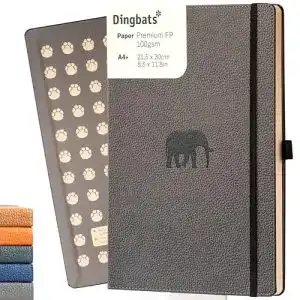 Hardcover-Notizbuch Dingbats Notebooks – Tierwelt A4 Liniert