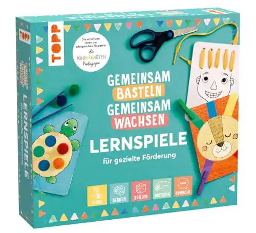 Lernspiele TOPP Gemeinsam basteln und wachsen Lernspiel-Box