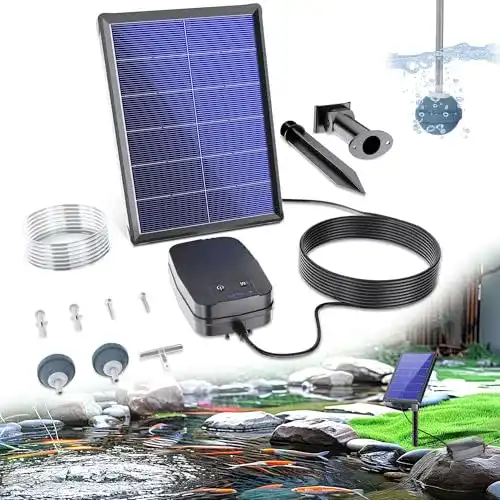 Solar Teichbelüfter Biling Sauerstoffpumpe für Teiche und Aquarien