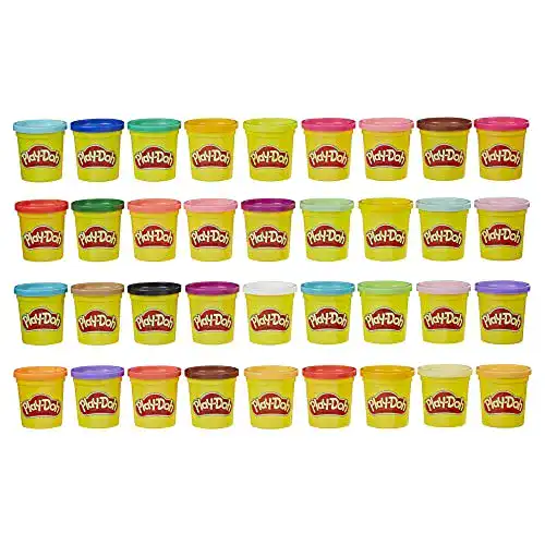 Knete Play-Doh 36er-Pack mit 84g-Dosen in verschiedenen Farben
