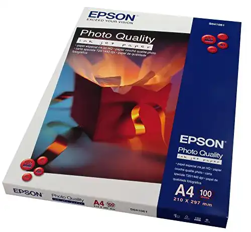 Epson Fotopapier DIN A4 Photo Quality für InkJet Drucker