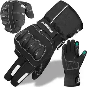 Regenhandschuhe für Motorräder von Westwood Fox mit Thinsulate