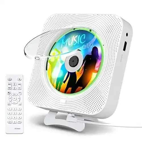 CD-Player KOVCDVI zur Wandmontage mit Hintergrundlichtern und Bluetooth