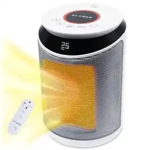 Mini-Heizlüfter Klamer 2000 W mit PTC Keramikheizung und Fernbedienung