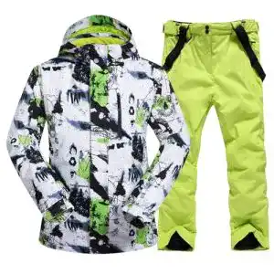 Skianzug für Herren – ALSOGO Ski Jacke und Hosen Set