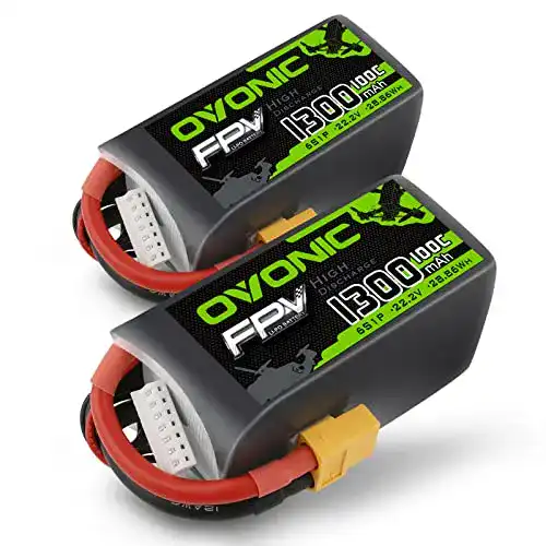 Ovonic 6S Lipo Akku 1300mAh 100C 22.2V für RC Modelle