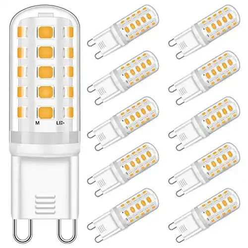 G9 LED Lampen dimmbar 2700K warmweiß, entspricht 50W Halogen