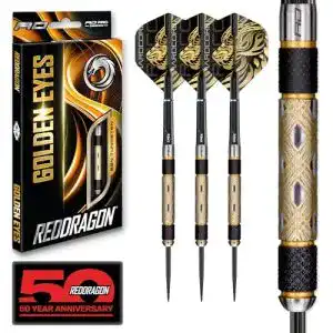 Dartpfeile Red Dragon GoldenEye 30g Profi Set mit Flights