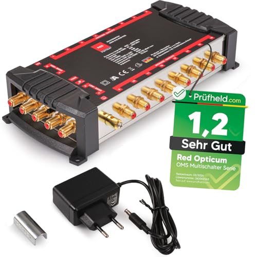 Multischalter 5×16 Opticum OMS 5-16 Pro TRQ für 16 Teilnehmer